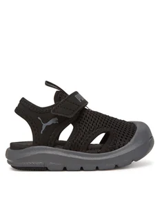 Puma Sandały Puma Fun Racer Sandal Mesh V Inf 401576 01 Czarny - Buty dla chłopców - miniaturka - grafika 1