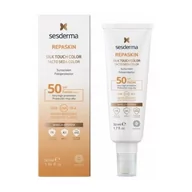 Balsamy i kremy do opalania - Ochrona przeciwsłoneczna do twarzy Sesderma Repaskin Silk Touch Color SPF 50 z miękkością jedwabiu i efektem tonizującym 50 ml (8429979456076) - miniaturka - grafika 1