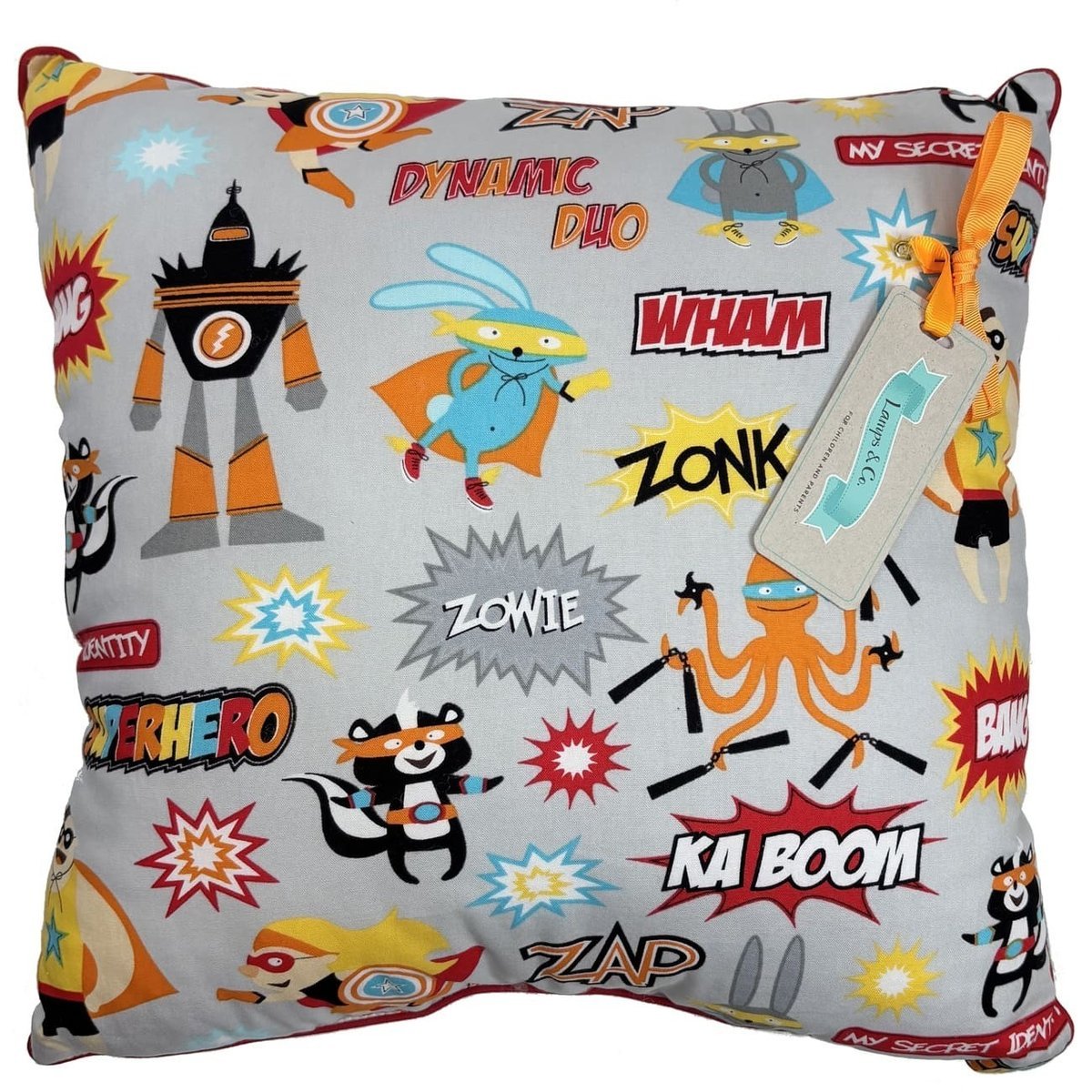 Poduszka dekoracyjna dla dziecka Superbohaterowie Lamps & Co.