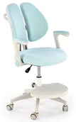 Krzesła obrotowe dla dzieci - Dziecięcy niebieski obrotowy do biurka fotel C6-W85 - miniaturka - grafika 1