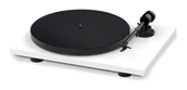 Gramofony - Pro-Ject E1 BT + OM5e Gramofon Plug & Play Hi-Fi, Bluetooth, biały - miniaturka - grafika 1