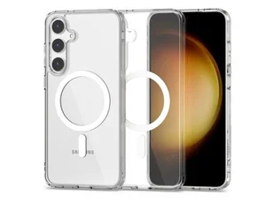 Etui TECH-PROTECT Flexair Hybrid MagSafe do Samsung Galaxy S24 FE Przezroczysty - Etui i futerały do telefonów - miniaturka - grafika 2