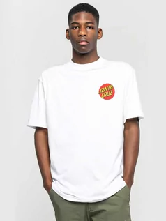 Koszulki dla chłopców - Santa Cruz Classic Dot Chest white koszulka męska - XXL - grafika 1