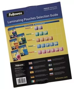 Folie Laminacyjne Błyszczące A4 175 µm 100 Szt. Fellowes - Laminatory - miniaturka - grafika 1