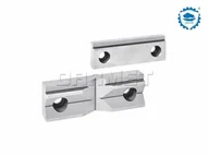 Imadła i ściski - Wkładki szczękowe pryzmowe ze stopniem do imadeł maszynowych 2szt. szerokość 160mm typ 6512, 6515, 6516, 6530, 6537  - BISON-BIAL - miniaturka - grafika 1