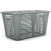 Kosze na bieliznę - Kosz na pranie 65 l srebrny ODELO - miniaturka - grafika 1