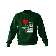 Odzież do sportów motorowych - Bluza Mitsubishi Lancer Evo IX zielona-3XL - miniaturka - grafika 1