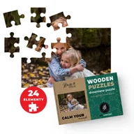 Puzzle - FOTO PUZZLE DREWNIANE  z TWOJEGO ZDJĘCIA XXL 120cm x 85cm  24 el. - miniaturka - grafika 1