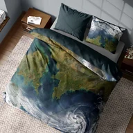 Pościel - Pościel Bawełniana Lazur 140X200 Natura - miniaturka - grafika 1