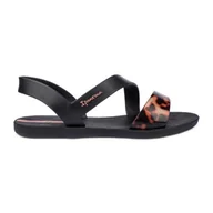 Sandały damskie - Sandały Ipanema Vibe Sandal Fem 82429 BD399 czarne - miniaturka - grafika 1