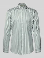 Koszule męskie - Koszula biznesowa o kroju slim fit z kołnierzykiem typu cutaway - miniaturka - grafika 1