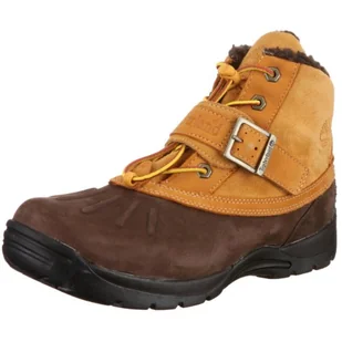 Timberland 91934 Mallard FTK, unisex - dziecięce kozaki, żółte (Wheat Nubuck), EU 37,5, (US 5) - Kozaki damskie - miniaturka - grafika 1