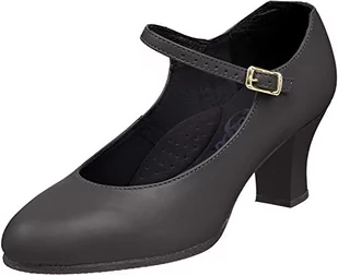 Capezio Capezio 650, damska stopka studencka Czarny 4.5 UK 650-BLK6.5M - Buty sportowe damskie - miniaturka - grafika 1