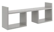 Półki do salonu - Szara Półka Ścienna W Stylu Skandynawskim Ronirox 4X - miniaturka - grafika 1