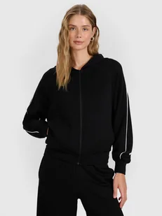 4F Bluza dresowa rozpinana z kapturem damska - czarna S - Bluzy damskie 4F Bluza dresowa rozpinana z kapturem damska - czarna S - Bluzy damskie - miniaturka - grafika 1