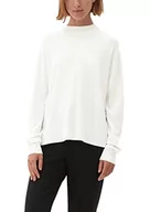 Swetry damskie - s.Oliver BLACK LABEL Damski sweter z dzianiny, biały, 32 - miniaturka - grafika 1