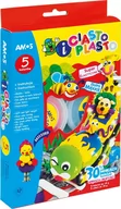 Masy plastyczne - Amos Ciastoplasto 5kol IC6PAL 170-1022 - miniaturka - grafika 1