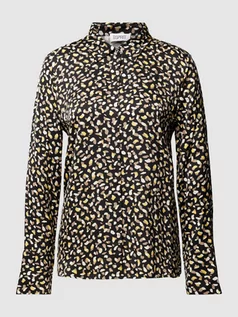 Koszule damskie - Bluzka koszulowa z krytą listwą guzikową - grafika 1