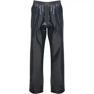 Spodnie i spodenki dla chłopców - Regatta uniseks dla dzieci profesjonalne dzieci Pro Stormbreak wodoodporne spodnie z odblaskowymi spodniami granatowy Size: 5-6 - grafika 1