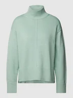 Swetry damskie - Sweter z dzianiny ze stójką model ‘Pupali’ - miniaturka - grafika 1