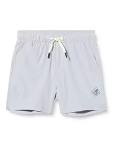 4F JUNIOR Board Spodenki dziecięce, Cold Light Grey, 158-164 - Kąpielówki dla chłopców - miniaturka - grafika 1