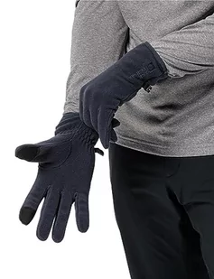 Jack Wolfskin Unisex REAL Stuff Glove rękawiczki, Night Blue, L, niebieski (Night Blue), L - Rękawiczki - miniaturka - grafika 1