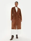 Płaszcze damskie - Fracomina Płaszcz przejściowy FS24WC4001O44501 Brązowy Regular Fit - miniaturka - grafika 1