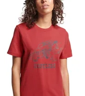 Koszulki i topy damskie - Koszulka damska Superdry Vintage Crossing klasyczna -S - miniaturka - grafika 1