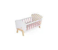 Lalki dla dziewczynek - Janod - Łóżeczko dla lalki CANDY CHIC - miniaturka - grafika 1