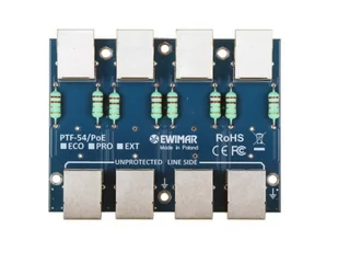 Ewimar Moduł ogr. przepięć sieci LAN PTF-54-ECO/PoE PTF-54-ECO/POE - Akcesoria do monitoringu - miniaturka - grafika 1