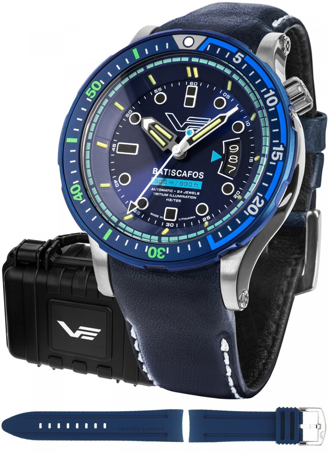 Zegarek Vostok Europe Zegarek męski Vostok Europe NH35A-511E768 niebieski