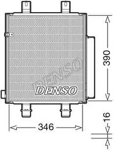Skraplacz, klimatyzacja Denso DCN35004 - Akcesoria do klimatyzacji i ogrzewania - miniaturka - grafika 1