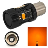 Żarówki samochodowe - P21W LED żarówka BA15S 12V bez błędu pomarańczowa 100% canbus - miniaturka - grafika 1