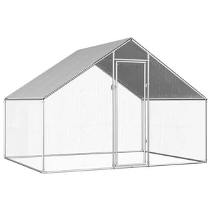 VidaXL Klatka zewnętrzna dla kurcząt, 2,75x2x1,92 m, stal galwanizowana 170788         VidaXL - Akcesoria do hodowli zwierząt - miniaturka - grafika 1