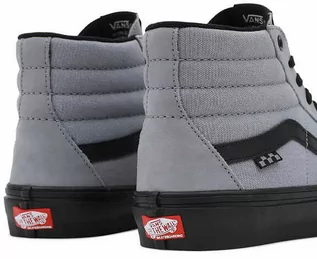 Buty dla chłopców - Vans Skate SK8-Hi NUBUCK WASHED BLUE/BLACK buty letnie męskie - 45EUR - grafika 1