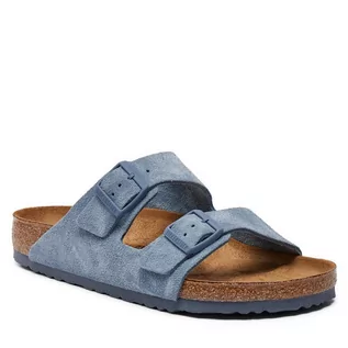 Klapki i japonki męskie - Klapki Birkenstock Arizona 1026729 Elemental Blue - grafika 1