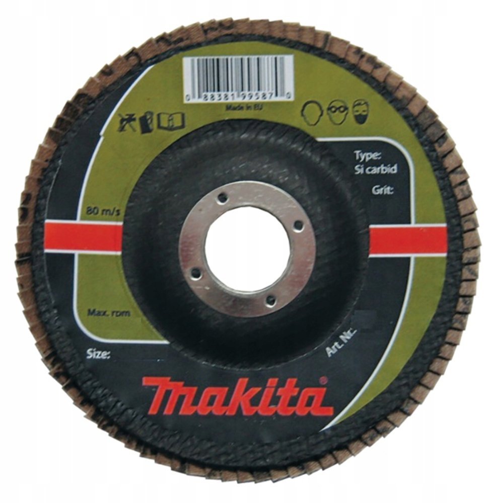 Makita ŚCIERNICA LISTKOWA SI CARBID 125x22,23mm P 40 KAMIEŃ, CERAMIKA, TW. SZTUCZNE