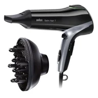 Suszarki do włosów - Braun Satin Hair 7 HD 730 suszarka do włosów (technologia jonowa, w zestawie: 2 nakładki i dyfuzor) HD 730 DF - miniaturka - grafika 1