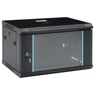 vidaXL Szafa  Ścienna szafka serwerowa 6U 19&quot; IP20 600x450x375 mm 30165 - Szafy rack - miniaturka - grafika 1