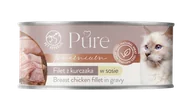 Mokra karma dla kotów - PetRepublic Pure filet z kurczaka w sosie 80g - miniaturka - grafika 1