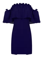 Piżamy damskie - HALKA HOLLY WISKOZA GRANAT - D Karen - miniaturka - grafika 1