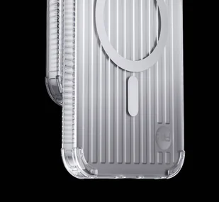 Kingxbar PQY Go Out Series magnetyczne etui iPhone 14 MagSafe srebrne - Etui i futerały do telefonów - miniaturka - grafika 7
