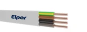 Przewody elektryczne - Przewód HDHp-J4x1,5 MM2 (B2ca) 450/750V biały bezhalogenowy ELPAR - miniaturka - grafika 1