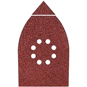 Materiały ścierne - Wolfcraft Nakładka ścierna samoprzyczepna korund 107 x 142 mm gr.80 (6szt.) 1792000 - miniaturka - grafika 1