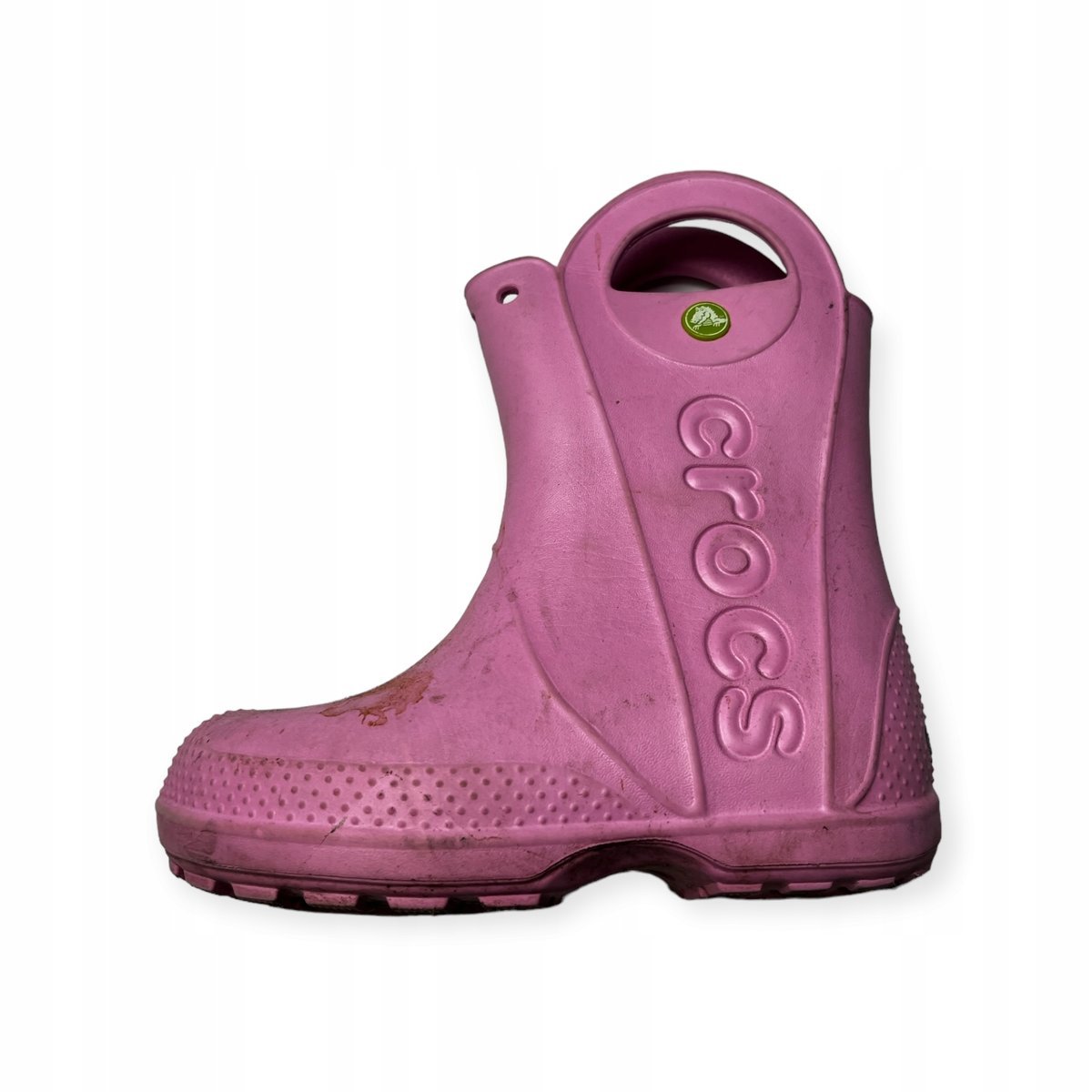 Piankowe kalosze dziecięce różowe CROCS 27