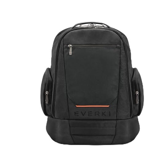Everki ContemPro plecak na laptopa 17 do 18,4 cala, zestaw z kieszenią na kabel, duży, czarny, 42 l, czarny, 42L bis 18,4 Zoll, Biznes