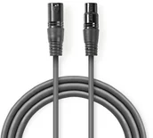 Kable - Kabel Nedis XLR M - XLR F 3m - miniaturka - grafika 1