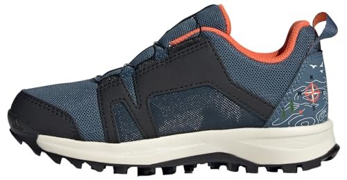 adidas Unisex Terrex Disney Agravic Boa buty do biegania w terenie, nie do piłki nożnej, wysokie, Wonder Steel Core czarny półudarowy pomarańczowy, 39 1/3 EU