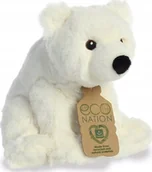 Maskotki i pluszaki - ECO NATION AURORA Eco Nation Plush Polar Bear, 24 cm - miniaturka - grafika 1