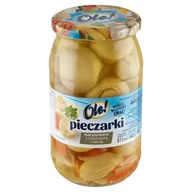 Warzywa w marynacie - Ole! Pieczarki marynowane z marchewką i cebulą 780 g - miniaturka - grafika 1